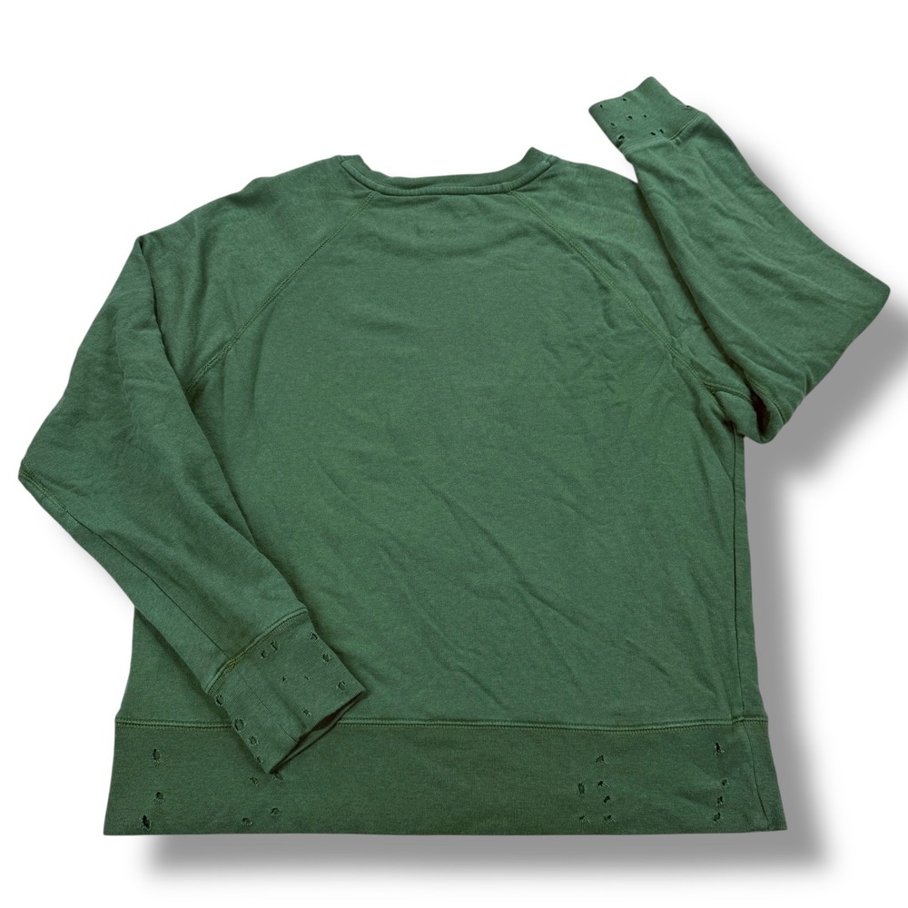 Zadig & Voltaire Rock & Roll Sweatshirt Womens Medium M Distressed Green - $197 - Picture 3 of 11